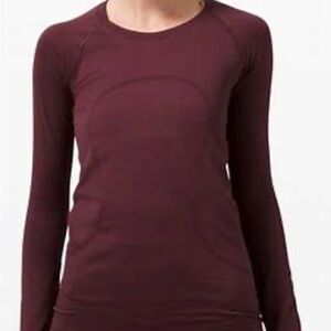 Lululemon swiftly breathable long sleeve size 8